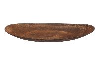 Tablettschale Kunststoff PATINA (ROST) ANTIK lackiert 40x16,5x4cm (LxBxH) 54416040