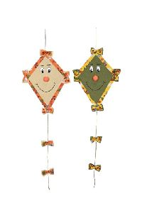 Drache Herbstwind GRÜN-ORANGE 652284 28xH40cm  GL:ca80cm
